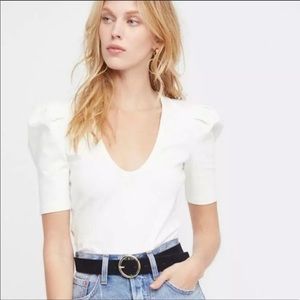 🐩Free People Ellery Puff Sleeve Shirt